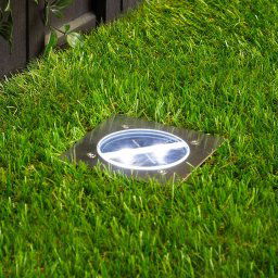 Smartwares Lugo solar LED recessed floor light, IP44, 10.5 x 10.5 cm