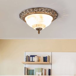 Searchlight Teresa ceiling light with a decorative edge