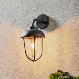 Trio Lighting Duero outdoor wall light vintage style, anthracite