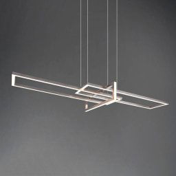 Trio Lighting Salinas LED hanging light, 3,000 K, matt nickel