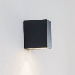 Lucande LED outdoor wall light Tavi, anthracite, 9.5 cm, IP54