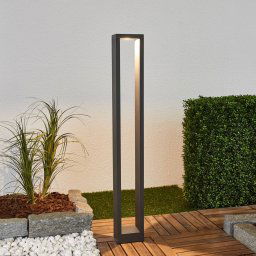 Lucande LED path light Jupp, 90 cm, anthracite, metal, IP54