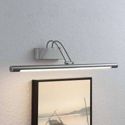 Lindby LED picture light Mailine, 69 cm, nickel, switch