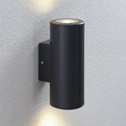 Lindby outdoor wall lamp Nati, 22 cm, anthracite, IP54, round