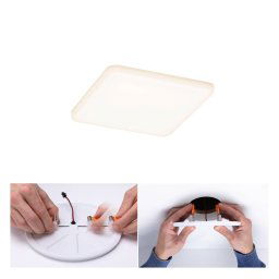 Paulmann Veluna LED panel 3,000 K angular 12.5 cm