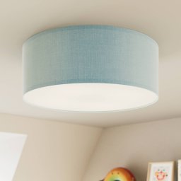 TK Lighting Rondo Kids ceiling light, Ø 38 cm, blue