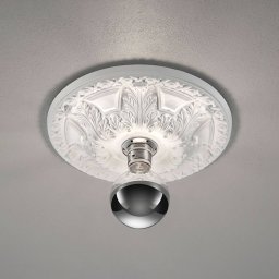 Trio Lighting Lilly ceiling lamp, plaster, stucco look Ø 30 cm