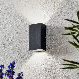 Nordlux Rold LED outdoor wall lamp, angular shape