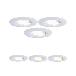 Paulmann Calla on/off Ø9cm CCT white 3-pack