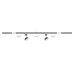 Paulmann URail system rail, 50 cm, black matt