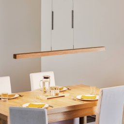 HerzBlut Leonora hanging lamp down 121 cm oak