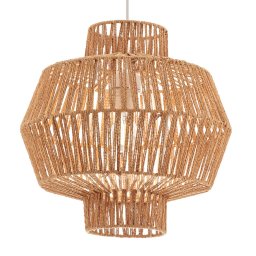 Viokef Felis hanging light made of natural rope Ø 30 cm