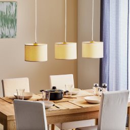 BRITOP Corralee pendant light, grey, 3-bulb