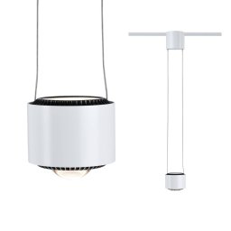 Paulmann URail Aldan LED pendant light, white