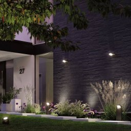 Paulmann Swivea LED outdoor wall light, gimballed