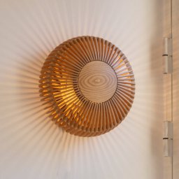 UMAGE Clava up wall light Ø 49 cm light wood