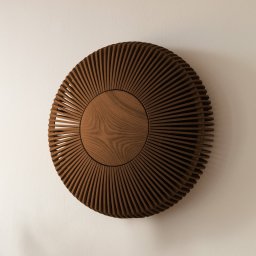 UMAGE Clava up wall light Ø 49 cm dark wood