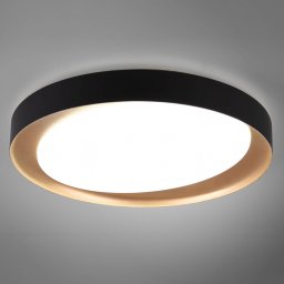 Reality Leuchten Zeta tunable white LED ceiling light, black/gold