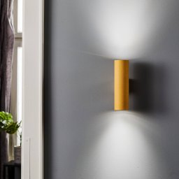 Argon Marion wall lamp, 2-bulb, gold-coloured