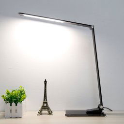 Aluminor Starglass LED desk lamp with glass base