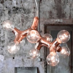 next DNA Designer pendant light QUATTRO-9.2, copper