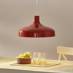 Aluminor Large Brasilia pendant light in red