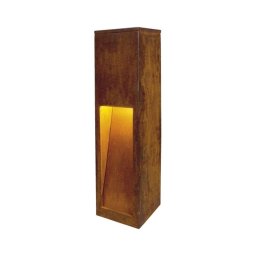 SLV Rusty Slot 50 rust brown pillar light