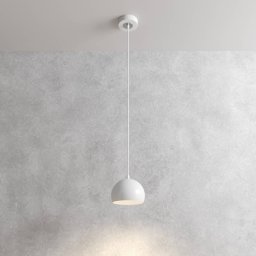 Luminex Sool pendant light, white, Ø 15 cm, metal