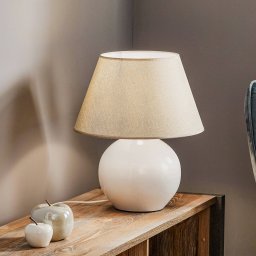ONLI Sfera table lamp, height 53 cm, white/grey