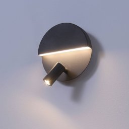 Trio Lighting Mario LED wall light with a pivotable spotlight