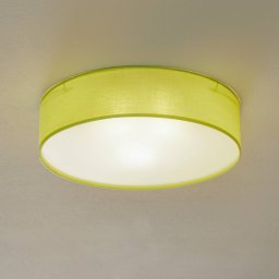 ORION Green fabric ceiling light Jitendra