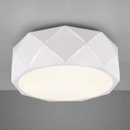 Trio Lighting Zandor ceiling lamp with a white lampshade
