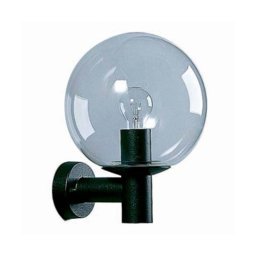 Albert Leuchten Outdoor wall light with crystal glass, black