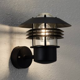 Nordlux Beautiful outdoor wall lamp Vejers in black