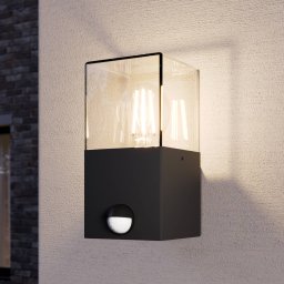 Lucande Keke LED outdoor wall light with sensor