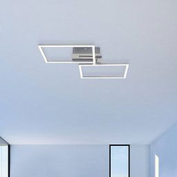 Briloner 3149-018 LED ceiling light, two squares