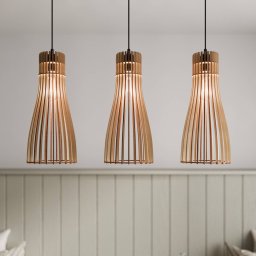 TEMAR LIGHTING Bottle pendant light, 3-bulb