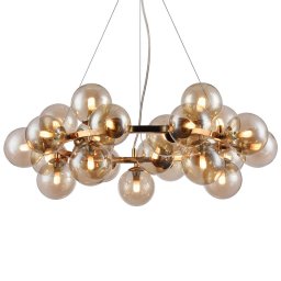 Maytoni Dallas round pendant lamp, gold