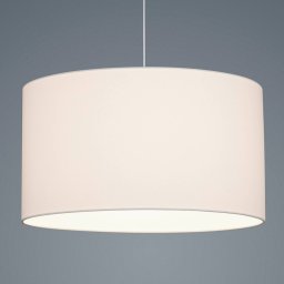 Helestra Certo pendant lamp cylinder 1-bulb, white