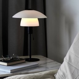 Nordlux Verona table lamp, white and black