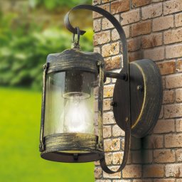 ORION Rustic outdoor wall lamp Lenard