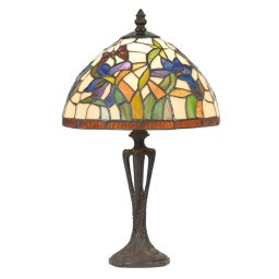 Artistar Elanda table lamp in a Tiffany style, 40 cm