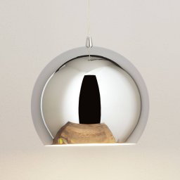 Aluminor Bulle hanging light, chrome