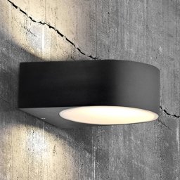 Brilliant Timeless outdoor wall light Tyler black