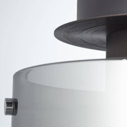 Brilliant Ceiling light Beth with smoke shade, one-bulb