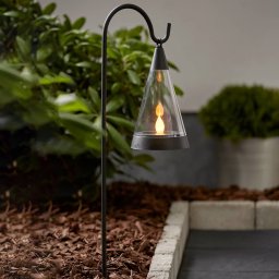 STAR TRADING 3 in 1 Pisa LED solar light ground spike optional