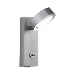Busch High-quality LED wall light Saturna with switch