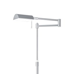 HELL Graz LED floor lamp, matt nickel