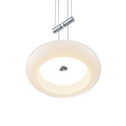 BANKAMP Centa hanging light 2-bulb, nickel