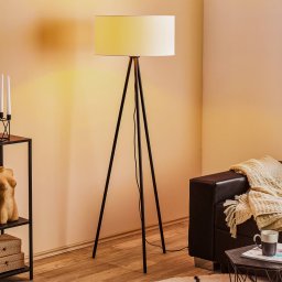 BRITOP Corralee floor lamp in black and white